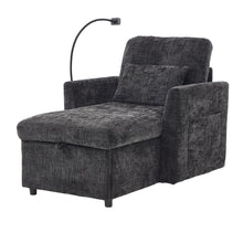 Load image into Gallery viewer, Multifunctional Chenille Recliner Sofa With Storage And Phone Bracket
