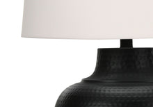 Load image into Gallery viewer, Metal Urn Table Lamp With Cream Empire Shade - Black
