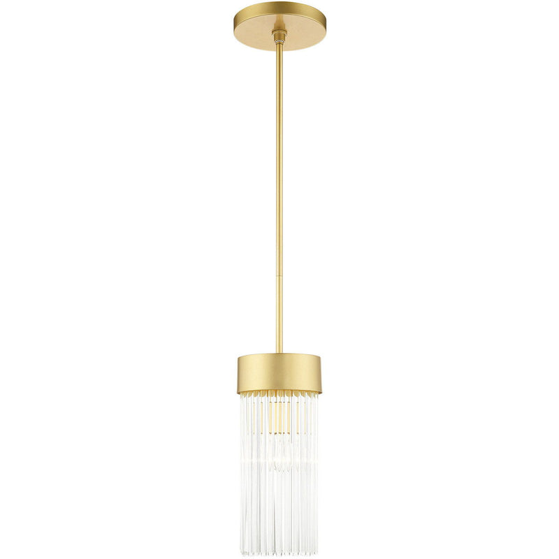 Dimmable Chandelier With Shades - Gold
