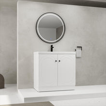 Load image into Gallery viewer, Contemporary Freestanding Bathroom Vanity With Resin Sink &amp; Soft-Close Cabinet Doors
