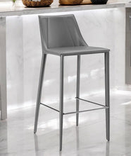 Load image into Gallery viewer, Steel Low Back Bar Height Bar Chair - Gray
