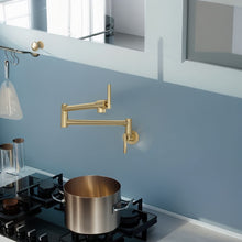 Load image into Gallery viewer, Modern Design Wall Mount Pot Filler Faucet Folding Stretchable
