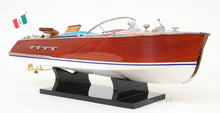 Load image into Gallery viewer, Hand Painted Model Boat (624217) - Dark Brown / Light Brown
