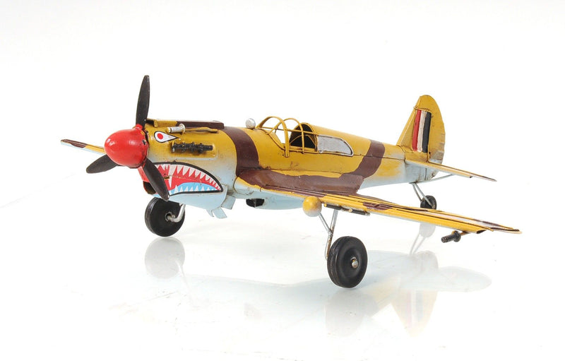 c1941 Curtiss Hawk 81A Sculpture - Yellow / Black
