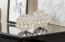 Load image into Gallery viewer, Decorative Orbs (Set of 2) (480013) - Silver / Clear
