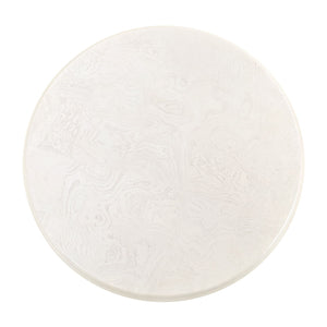 La Terrazza - 54" Round Dining Table - Creamy Pearl
