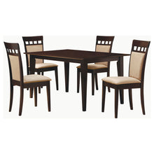Load image into Gallery viewer, Gianna - 5 Piece Rectangular Dining Set With Table Upholstered Chairs - Cappuccino
