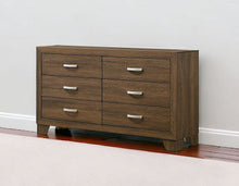 Load image into Gallery viewer, Six Drawer Wooden Double Dresser - Brown
