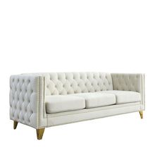 Load image into Gallery viewer, Upholstered Couch Sofa With Button Tufting For Living Room
