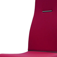Load image into Gallery viewer, Upholstered Faux Leather Dining Side Chairs (Set of 2) - Red / Silver
