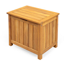 Load image into Gallery viewer, Portside - Wooden Deck Box 30 Gallons Storage Bench - Teak
