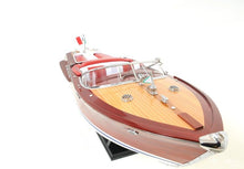Load image into Gallery viewer, Riva Aquarama Hand Painted Decorative Boat - Aqua

