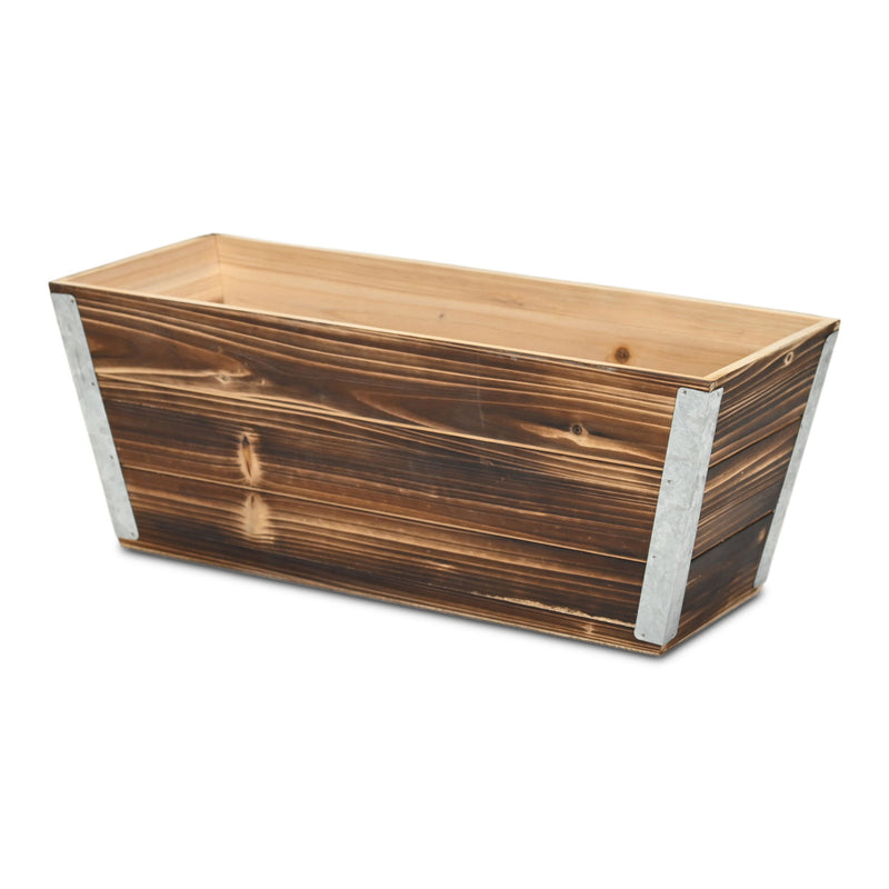 Rectangular Planter Box (638091) - Brown