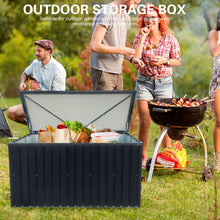 Load image into Gallery viewer, Out Door Metal Storage Box Store Medium - Black
