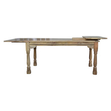 Load image into Gallery viewer, Solid Wood Self-Storing Leaf Extendable Dining Table - Brown

