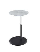 Load image into Gallery viewer, Orbit - 15.5" End Table With Height Adjustable Marble Textured Top
