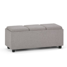 Load image into Gallery viewer, Avalon - Upholstered Storage Ottoman
