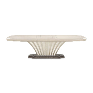 Fantosini - Pedestal Dining Table - Silver Mist