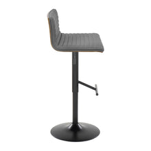Load image into Gallery viewer, Mason - Contemporary Adjustable Barstool With Swivel With Straight T Footrest (Set of 2)

