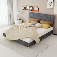 Load image into Gallery viewer, Yungan Lingge Minimalist Soft Pack Headboard Bed
