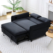 Load image into Gallery viewer, Modern Fabric Multi-Functional Sofa Bed With Adjustable Armrests And Backrests
