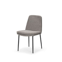 Load image into Gallery viewer, Upholstered Fabric Metal Dining Side Chair - Gray
