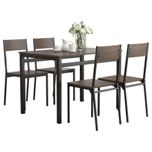 Load image into Gallery viewer, 5 Piece Dining Set - Black
