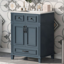 Load image into Gallery viewer, Bathroom Vanity With Sink, Storage Cabinet
