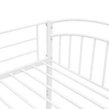 Load image into Gallery viewer, Twin Over Twin Metal Bunk Bed,Divided into Two Beds(White){OLD SKU:MF280424AAK}
