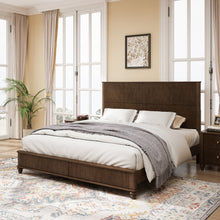 Load image into Gallery viewer, Platform Bed Frame With Tall Headboard
