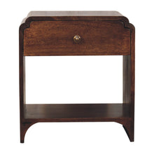 Load image into Gallery viewer, 20" Solid Wood One Drawer Nightstand - Chestnut
