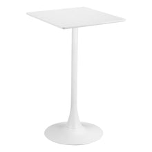 Load image into Gallery viewer, 24" Wood Square Bar Table - White

