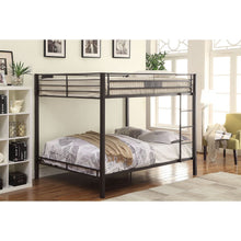 Load image into Gallery viewer, ACME Kaleb Bunk Bed (Queen/Queen) in Sandy Black 38015
