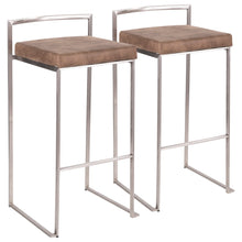 Load image into Gallery viewer, Fuji - Contemporary And Elegant Design Stackable Barstool
