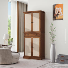 Load image into Gallery viewer, 4 Door Storage Cabinet With 1 Drawer, With 4 Adjustable Inner Shelves
