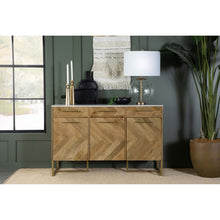 Load image into Gallery viewer, Paloma - 3 Door Herringbone Accent Cabinet - Natural
