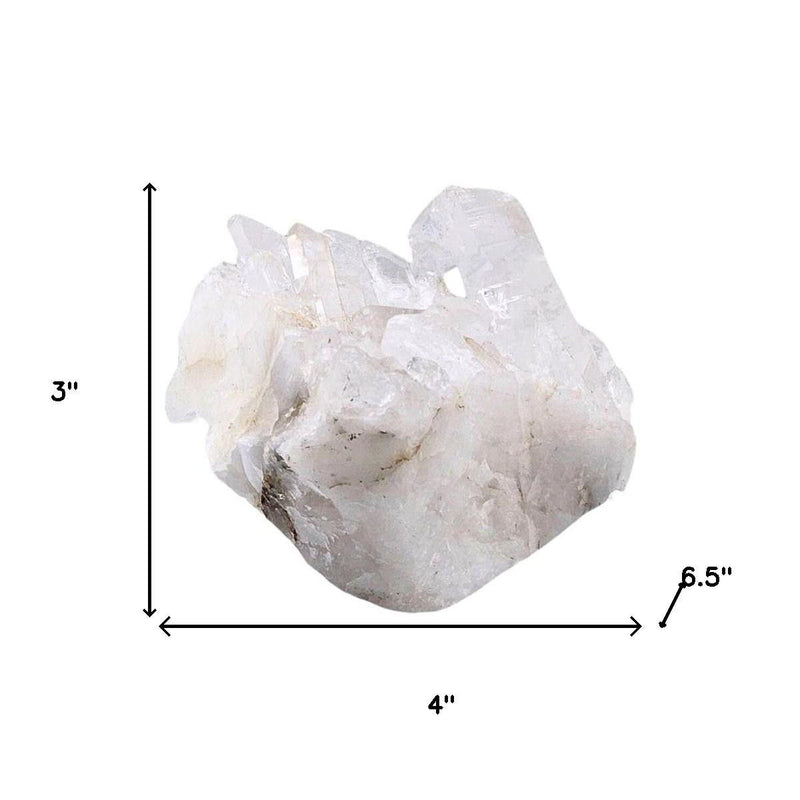 3'' Glass Crystal - White