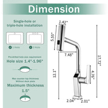 Load image into Gallery viewer, Touchless Kitchen Faucet With LED Display
