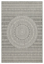 Load image into Gallery viewer, Sunshine - 5'3" X 7'3" Indoor, Outdoor Area Rug - Silver - Polypropylene
