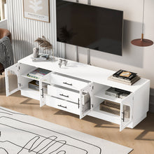 Load image into Gallery viewer, Modern Minimalist TV Stand, Entertainment Center Media Console Cabinet With Adjustable Shelves For Living Room
