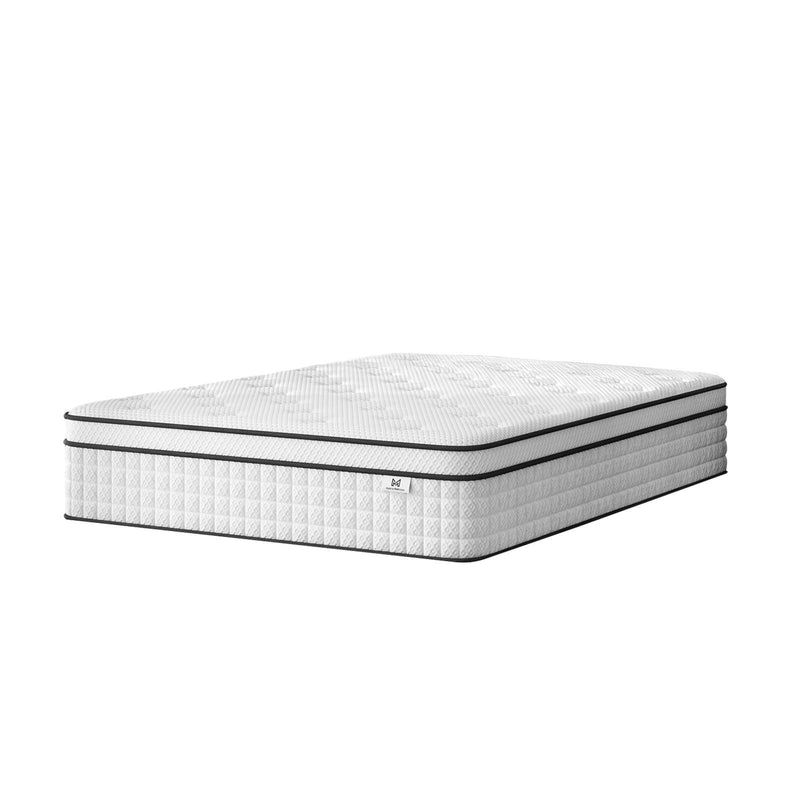 Gel Memory Foam Check Medium Hybrid Mattress - King