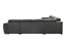 Load image into Gallery viewer, 125&quot; Modern U Shaped 7-seat Sectional Sofa Couch with Adjustable Headrest, Sofa Bed with Storage Chaise-Pull Out Couch Bed for Living Room ,Dark Gray
