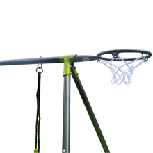Load image into Gallery viewer, Interesting Six Function Swingset With Net Swing Metal Plastic Safe Swing Set 440Lbs For Outdoor Playground For Age 3+ With 31.5" Net Swing - /
