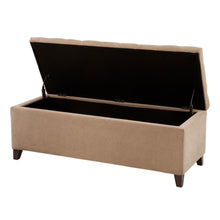 Load image into Gallery viewer, Elegant Design Tufted Top, Soft Close Storage Bench
