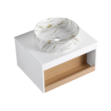 Load image into Gallery viewer, Floating Bathroom Vanity With Vessel Sink
