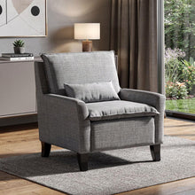 Load image into Gallery viewer, 32" Fabric Arm Chair - Gray And Black
