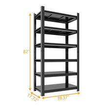 Load image into Gallery viewer, Tall Storage Shelf, Adjustable Height Storage Rack
