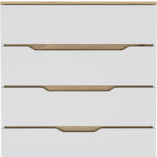 Load image into Gallery viewer, Four Drawer Standard Chest - Brown And White
