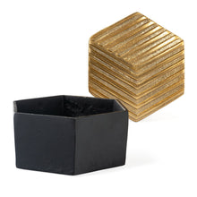 Load image into Gallery viewer, Decorative Keepsake Box - Black / Gold
