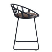 Load image into Gallery viewer, Zudora - Counter Height Chair (Set of 2) - Synthetic Leather &amp; Black
